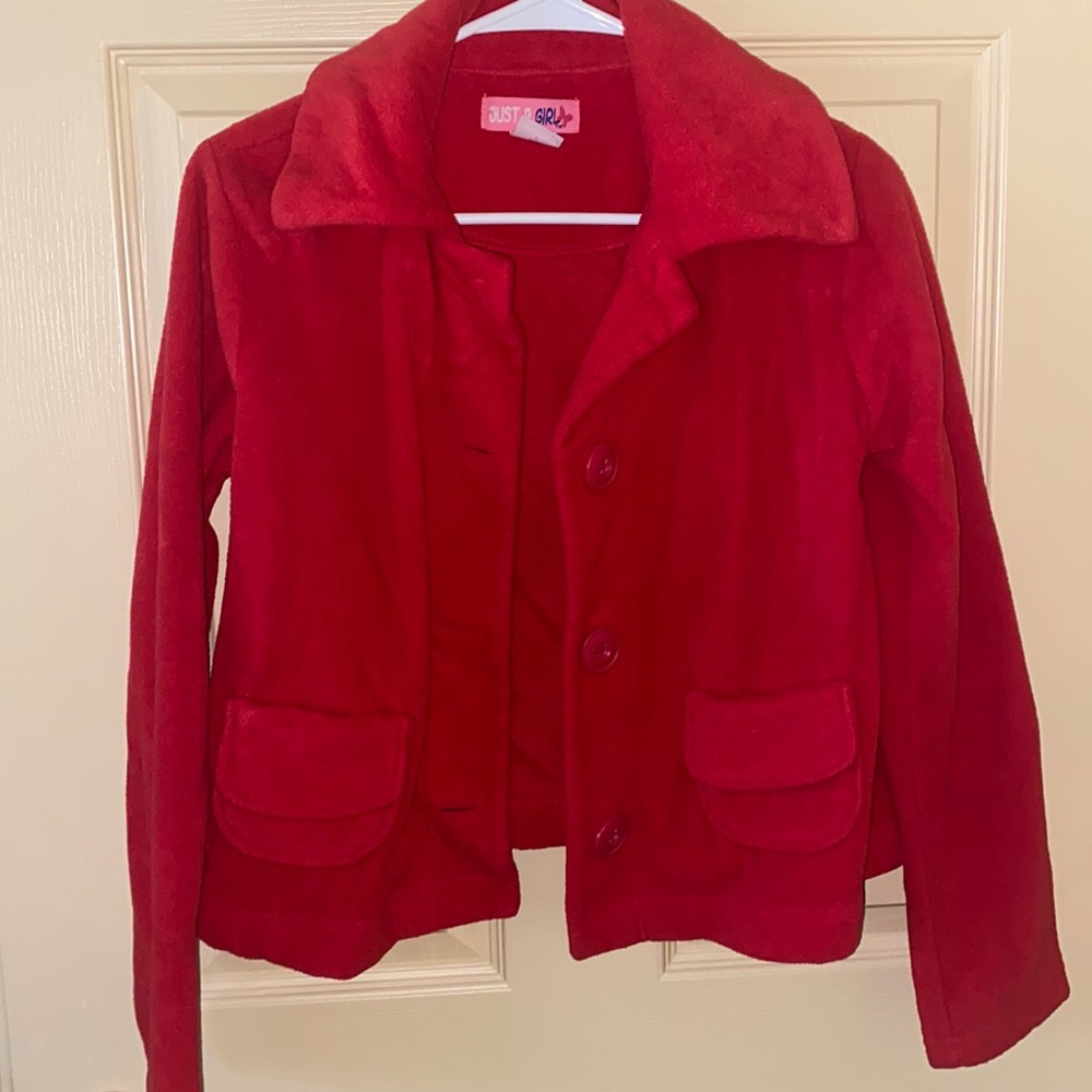 Red Sweater Jacket